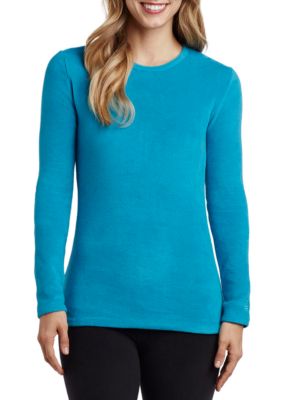 Cuddl Duds Fleecewear with Stretch Long Sleeve Crew Top - CD8418865 | Belk