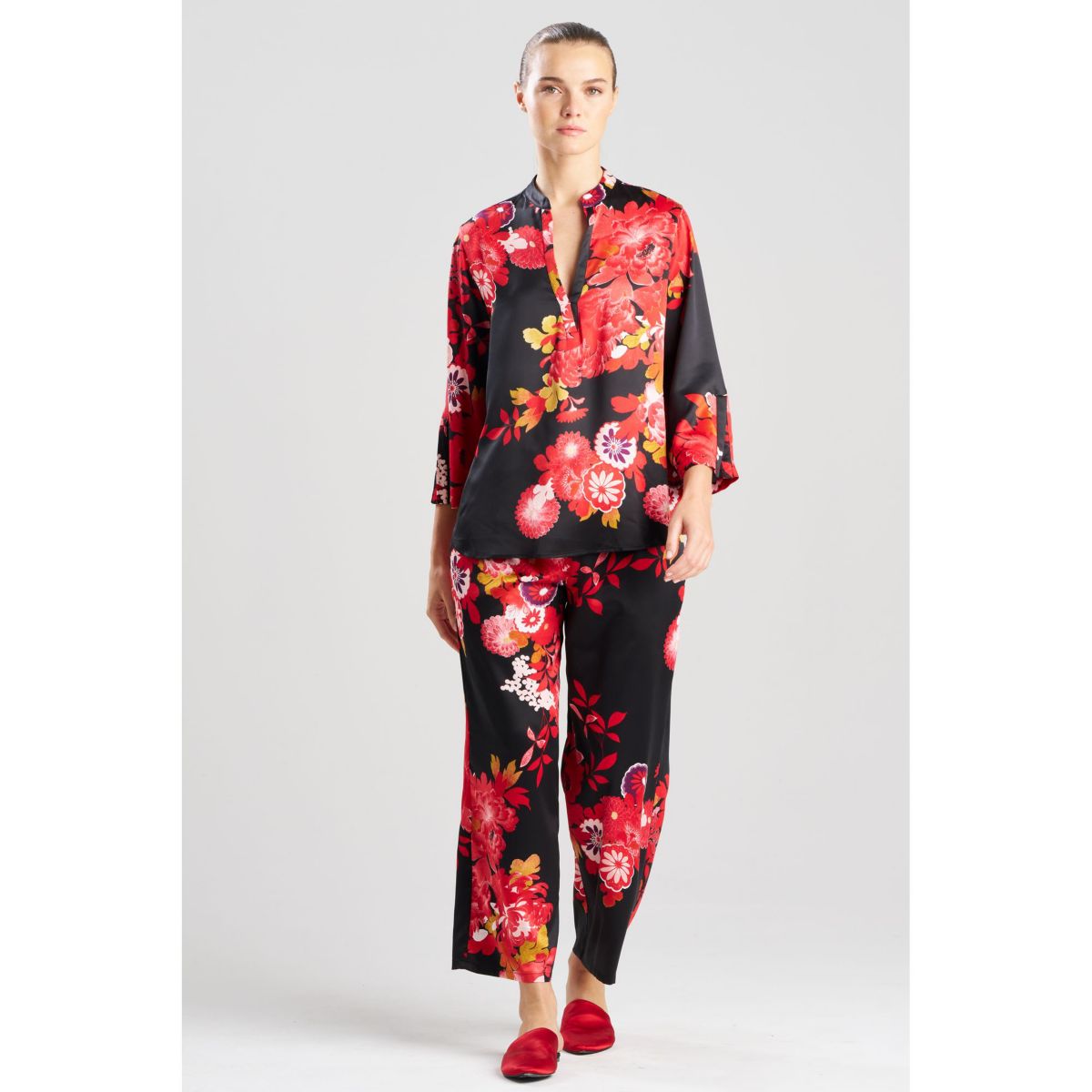 Empress - Printed Satin Over the Head PJ