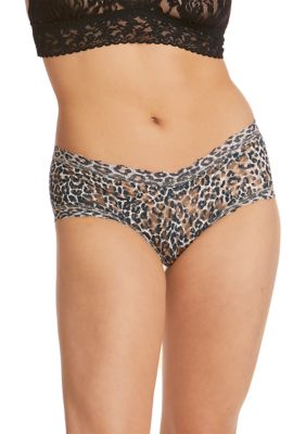 Hanky Panky Cruz Teñido Leopardo Retro V-kini (7J2121X