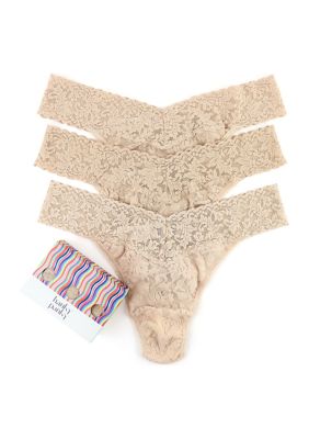 Hanky Panky Women's 3-Pack Original Signature Lace Panties -  0805546368559