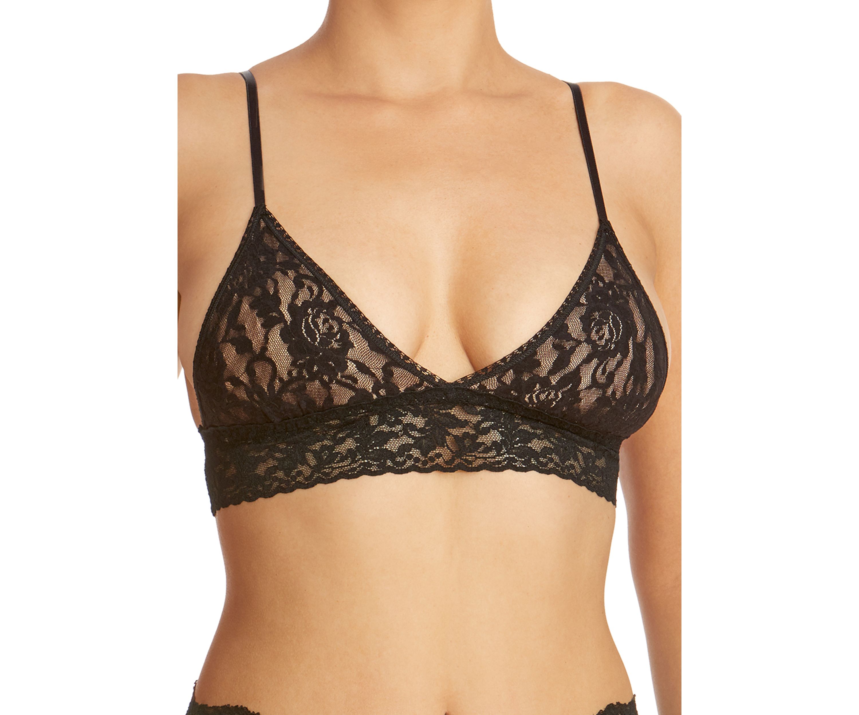 Signature Lace Padded Triangle Bralette
