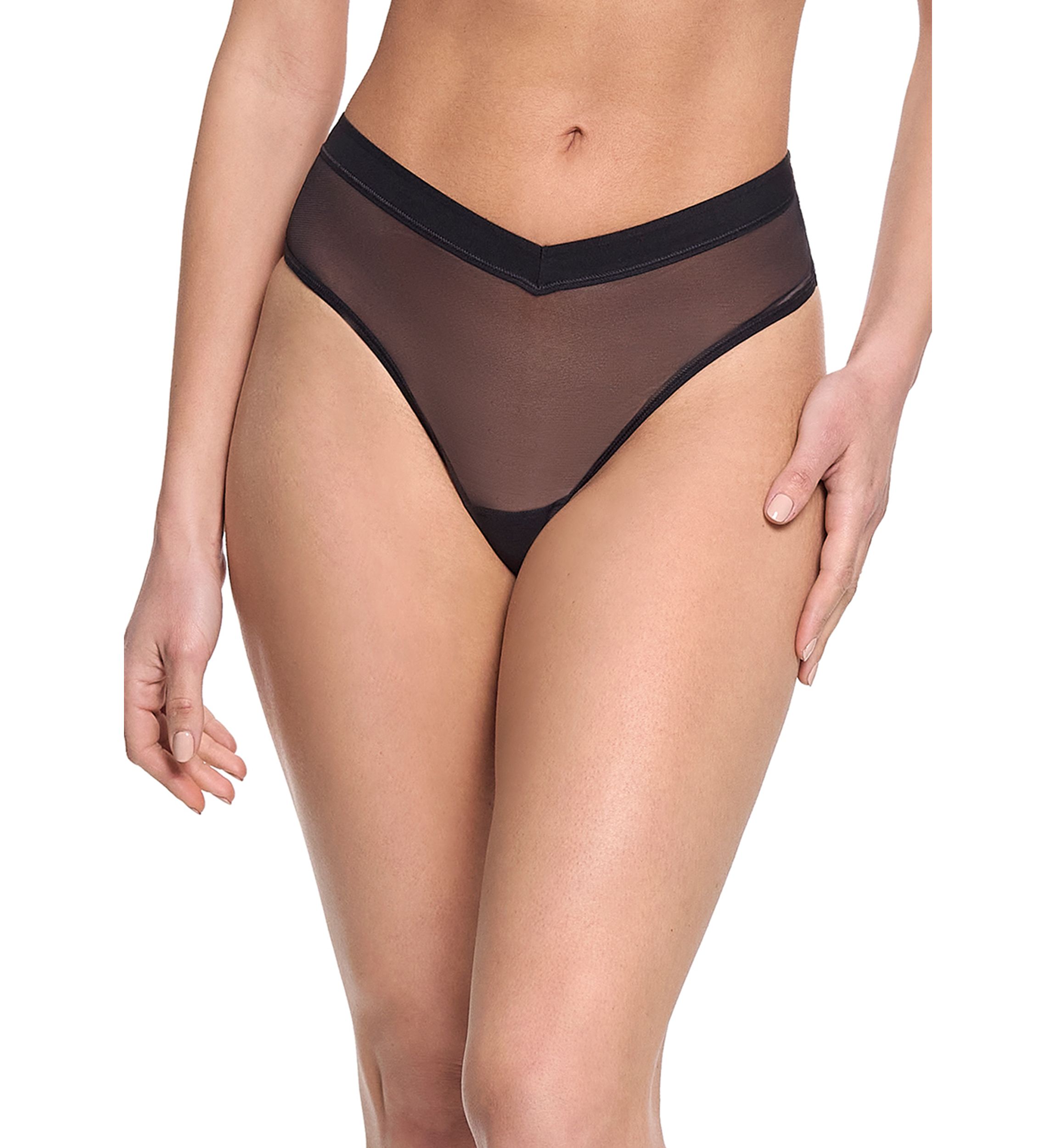Hanky Panky Mesh V-Front Thong