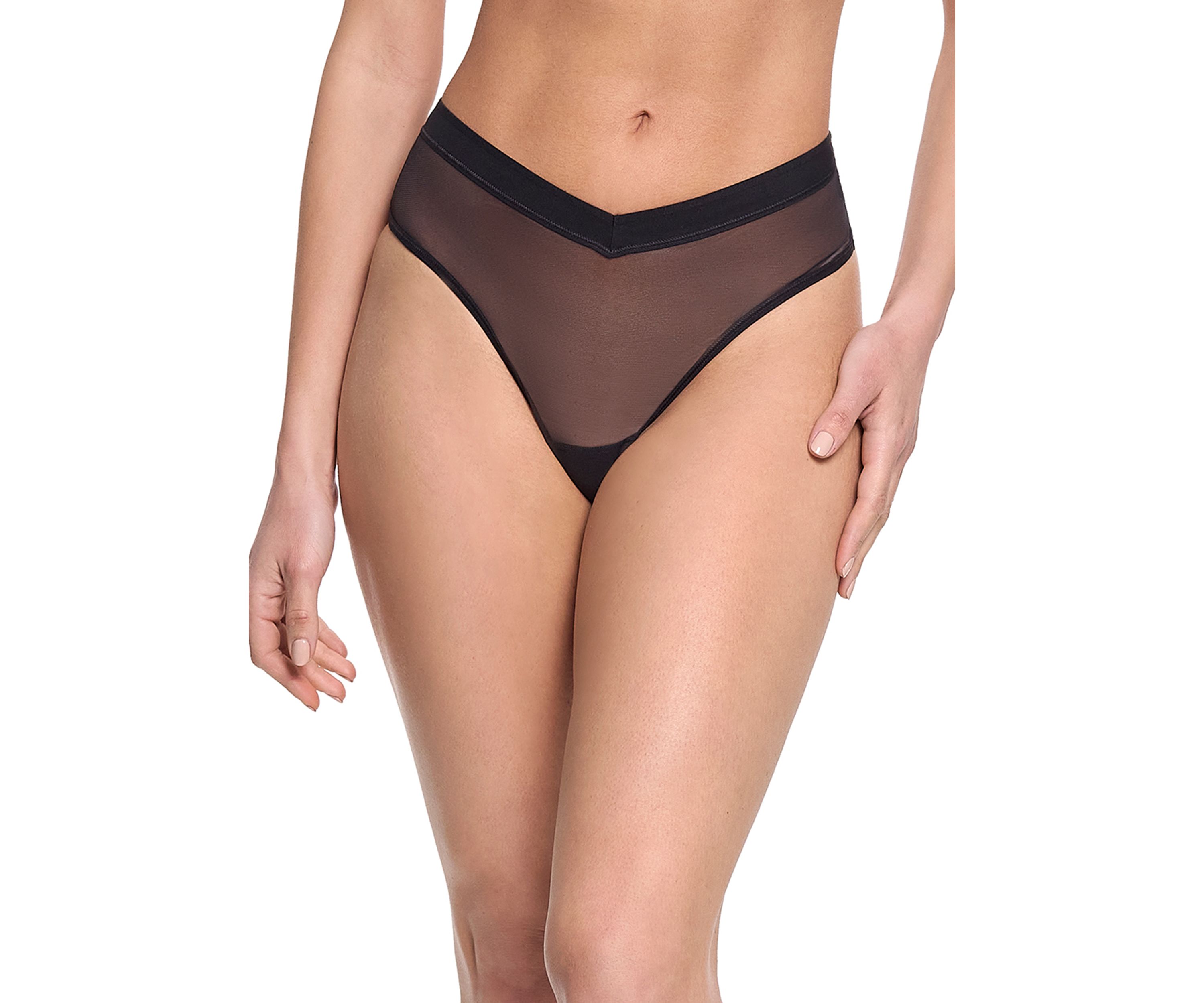 Hanky Panky Mesh V-Front Thong