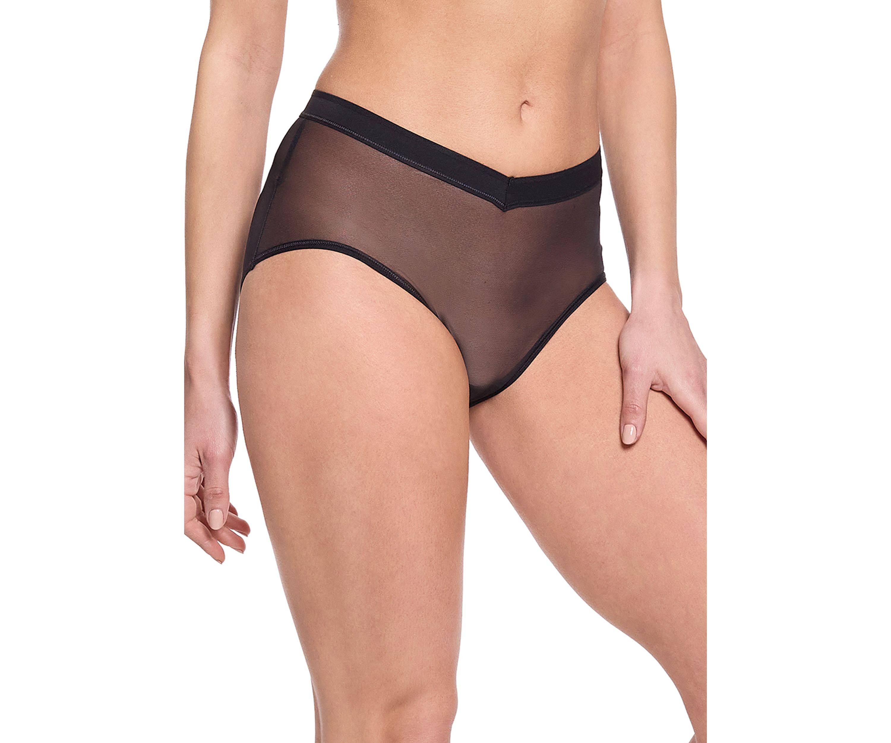 Mesh V-French Brief Panty