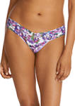 Purple Pansy Low Rise Thong