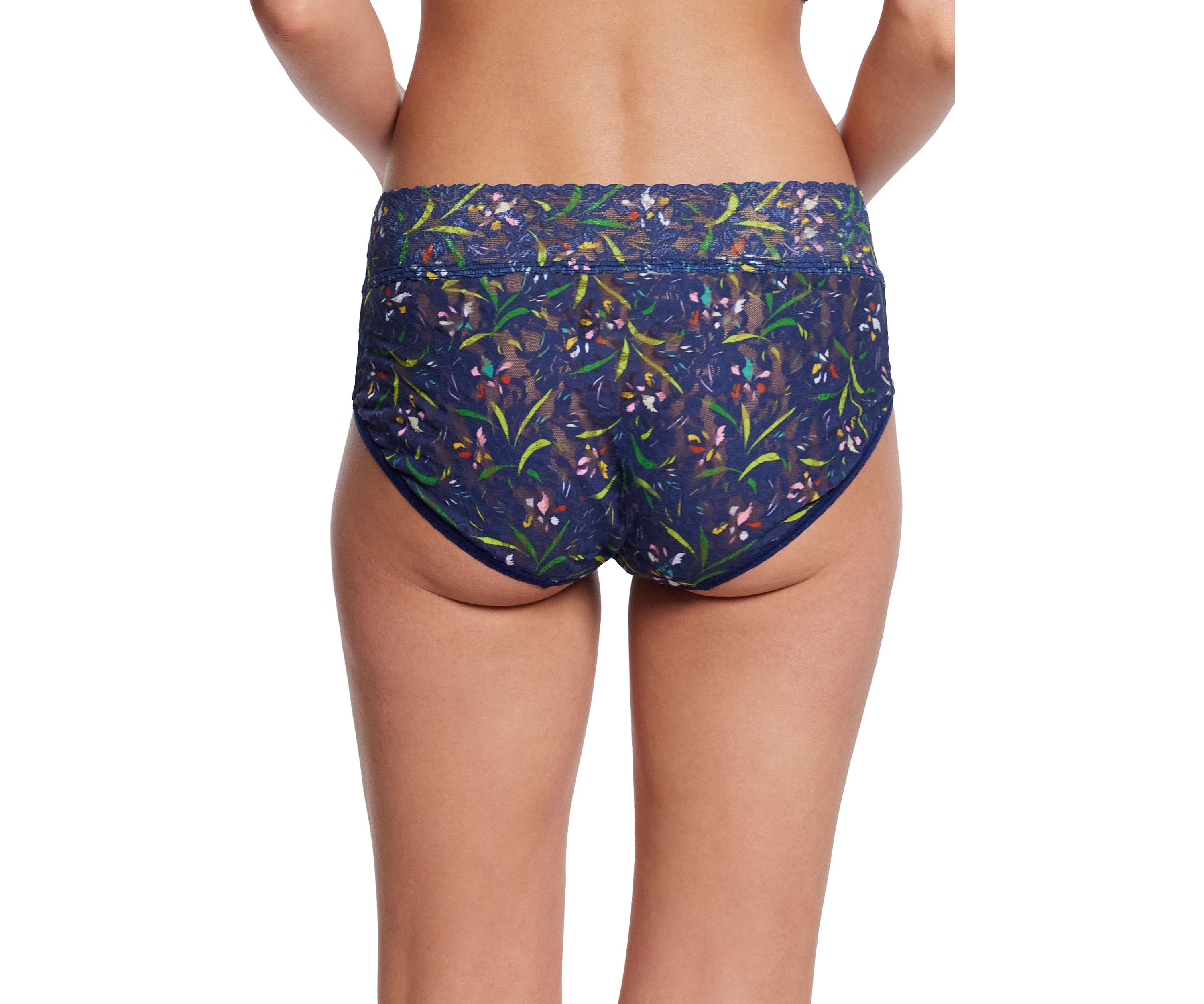 Signature Lace French Printed Brief Panty