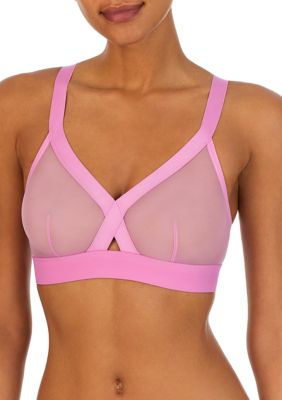 Victoria's Secret flocked dot balconette bra 32B  Padded strapless bra,  Victoria bras, Sports bra victoria secret