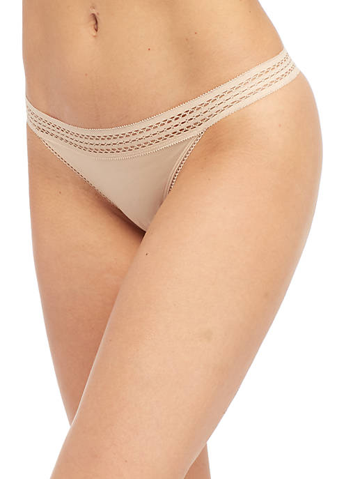DKNY Classic Cotton Lace Thong- DK5007