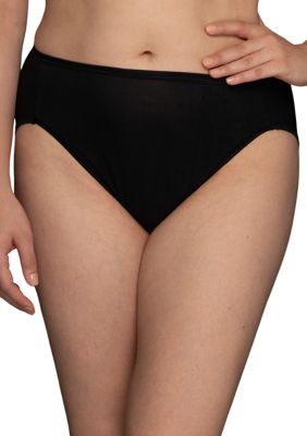 Vanity Fair Lingerie Women's Illumination® Hi-Cut Panty, Black, 9