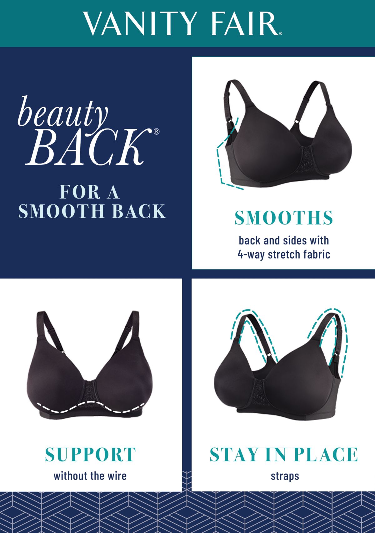 Beauty Back®  Wireless Smoothing Bra