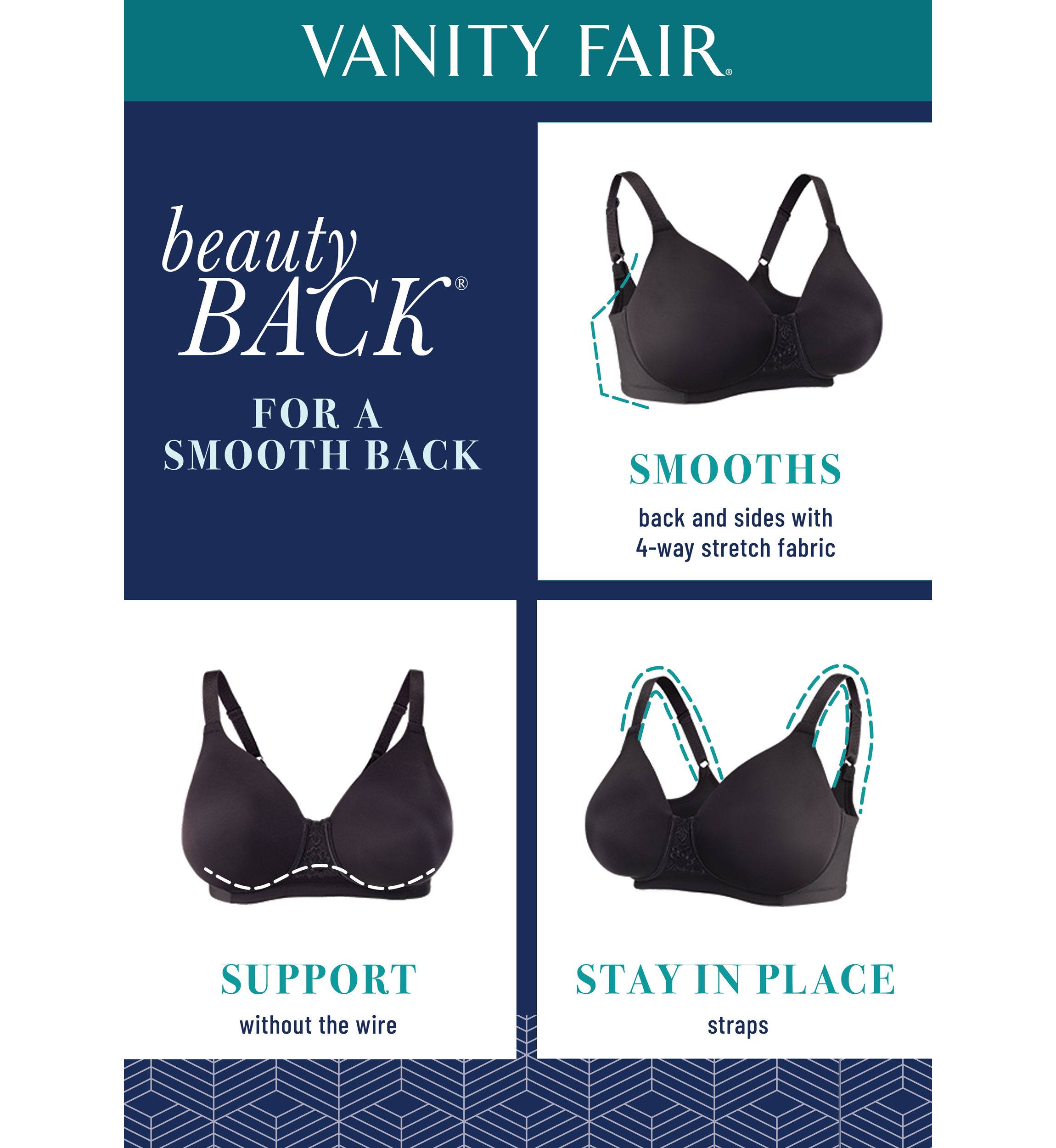 Beauty Back®  Wireless Smoothing Bra