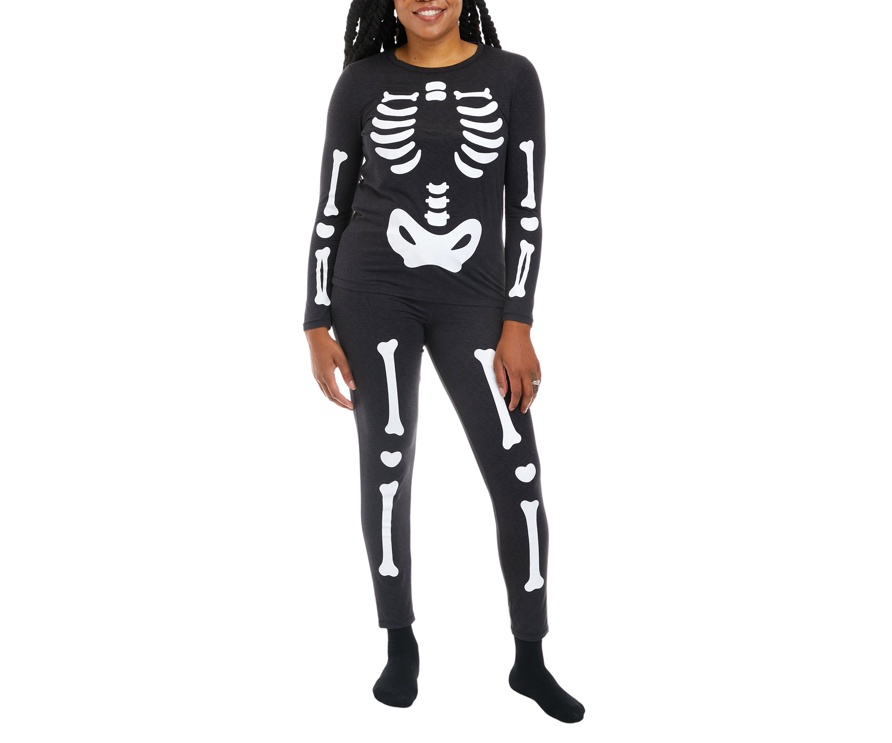 Mom Skeleton Pajama Set 
