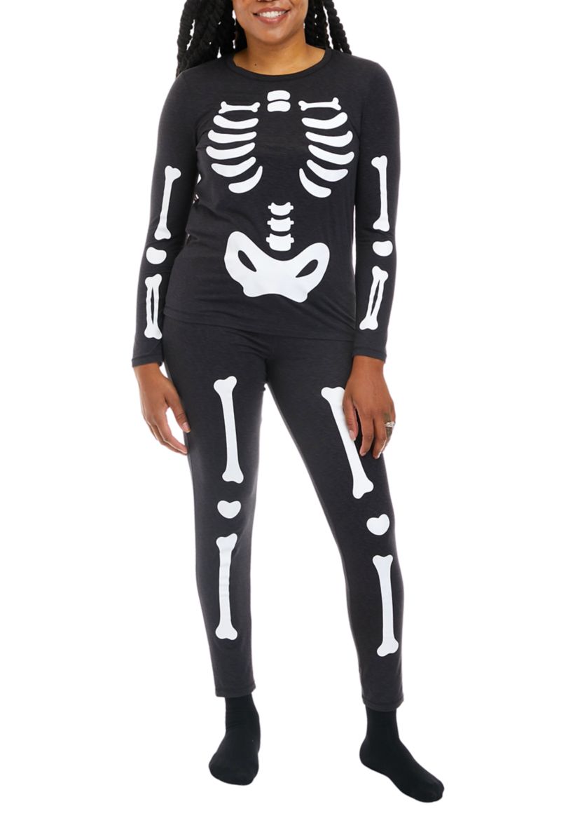 Mom Skeleton Pajama Set 