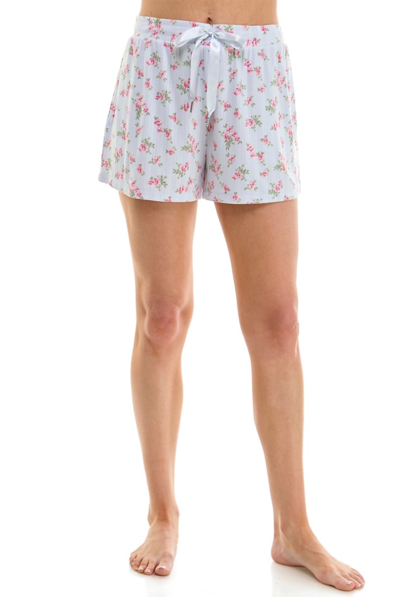 Two Piece Knit Boxer Pajama Set