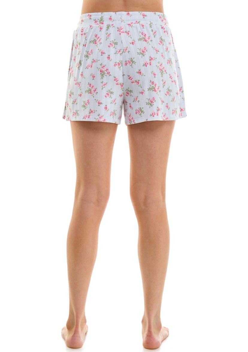 Two Piece Knit Boxer Pajama Set