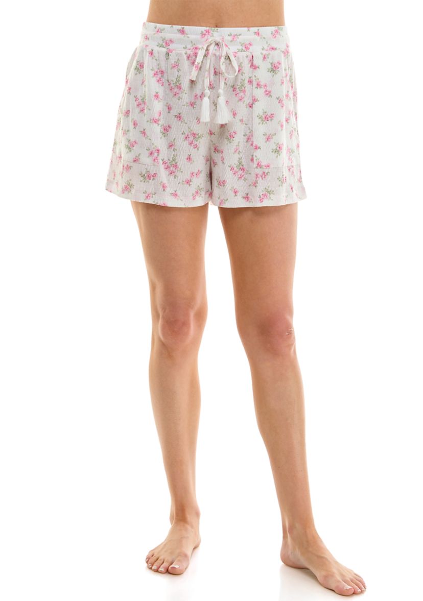 Two Piece Knit Boxer Pajama Set