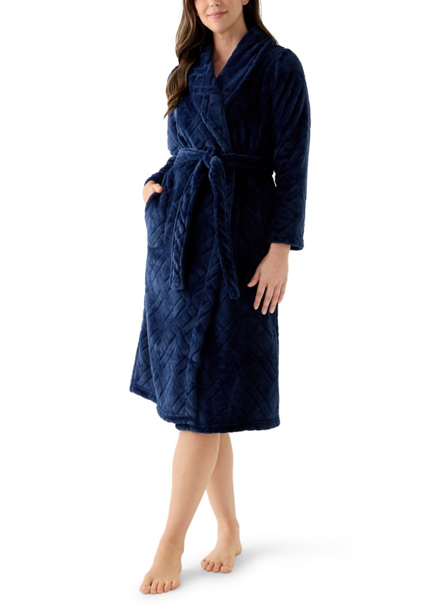 Womens Folded Shawl Robe