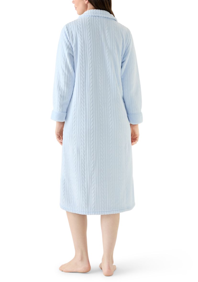 Womens Folded Zip Robe