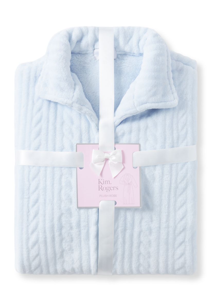 Womens Folded Zip Robe
