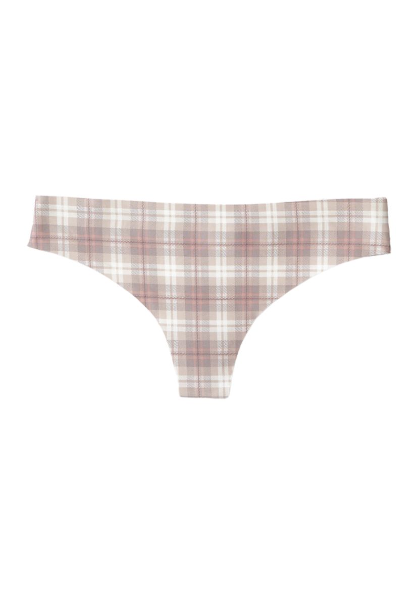 Plaid Thong