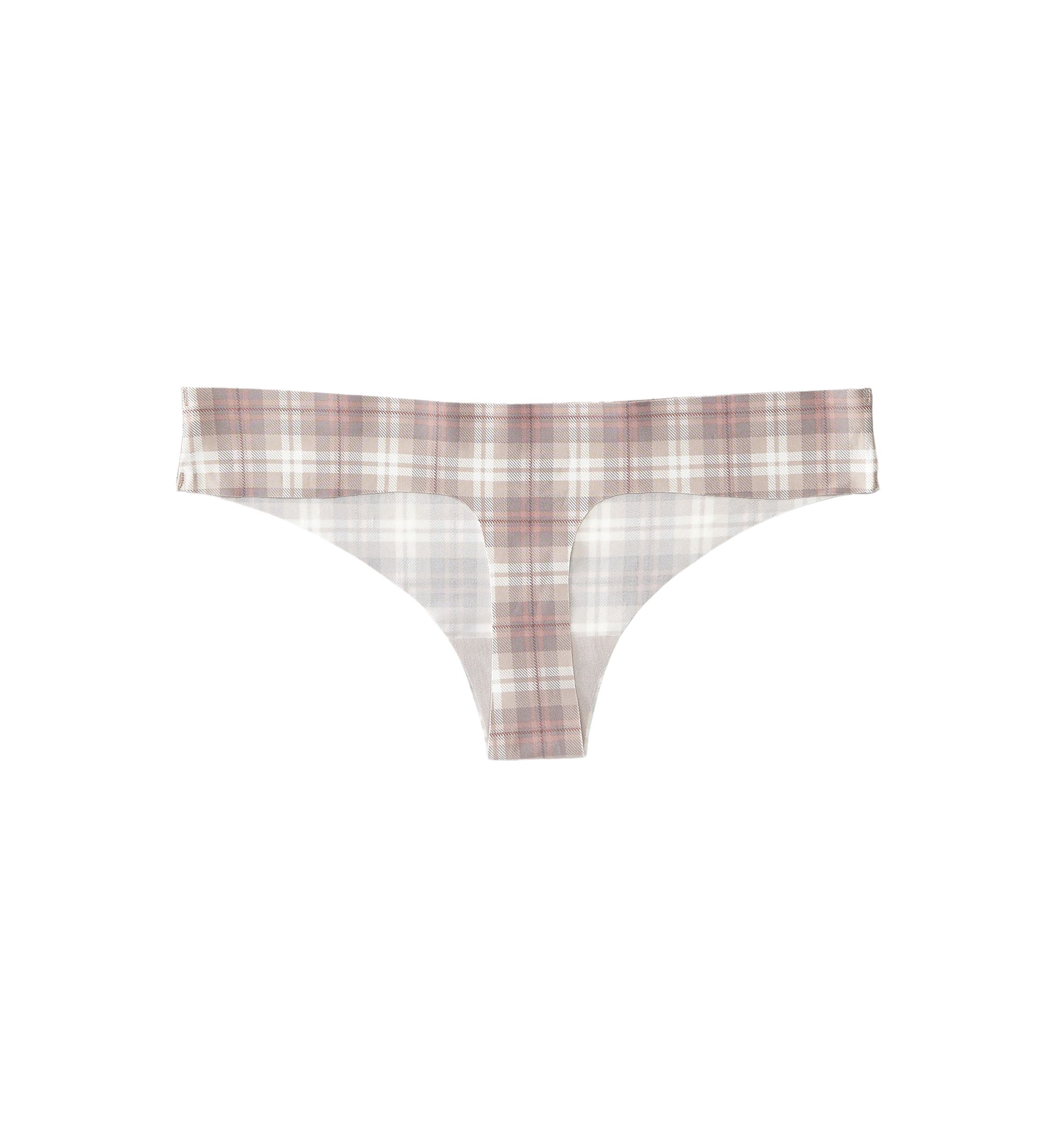 Plaid Thong