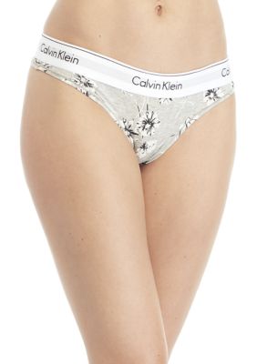 Calvin Klein Women's Modern Cotton Thong - F3786