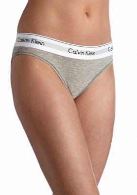 Calvin Klein Women's Modern Cotton Bikini - F3787, Grey, XL