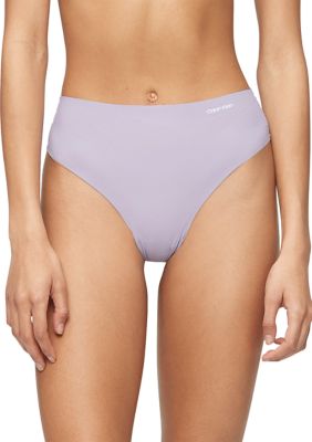 Calvin Klein Women's Invisibles High-waist Thong Underwear Qd3864