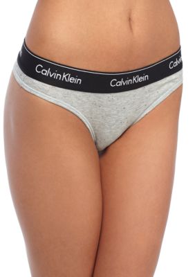 Calvin Klein Modern Cotton Rib Thong Belk