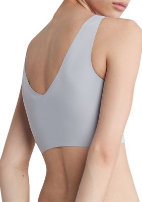 Calvin Klein Women's Invisibles Comfort Seamless Lightly Lined V