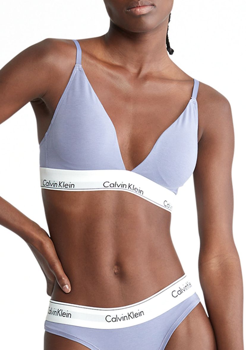 Modern Lightly Lined Triangle Bralette 