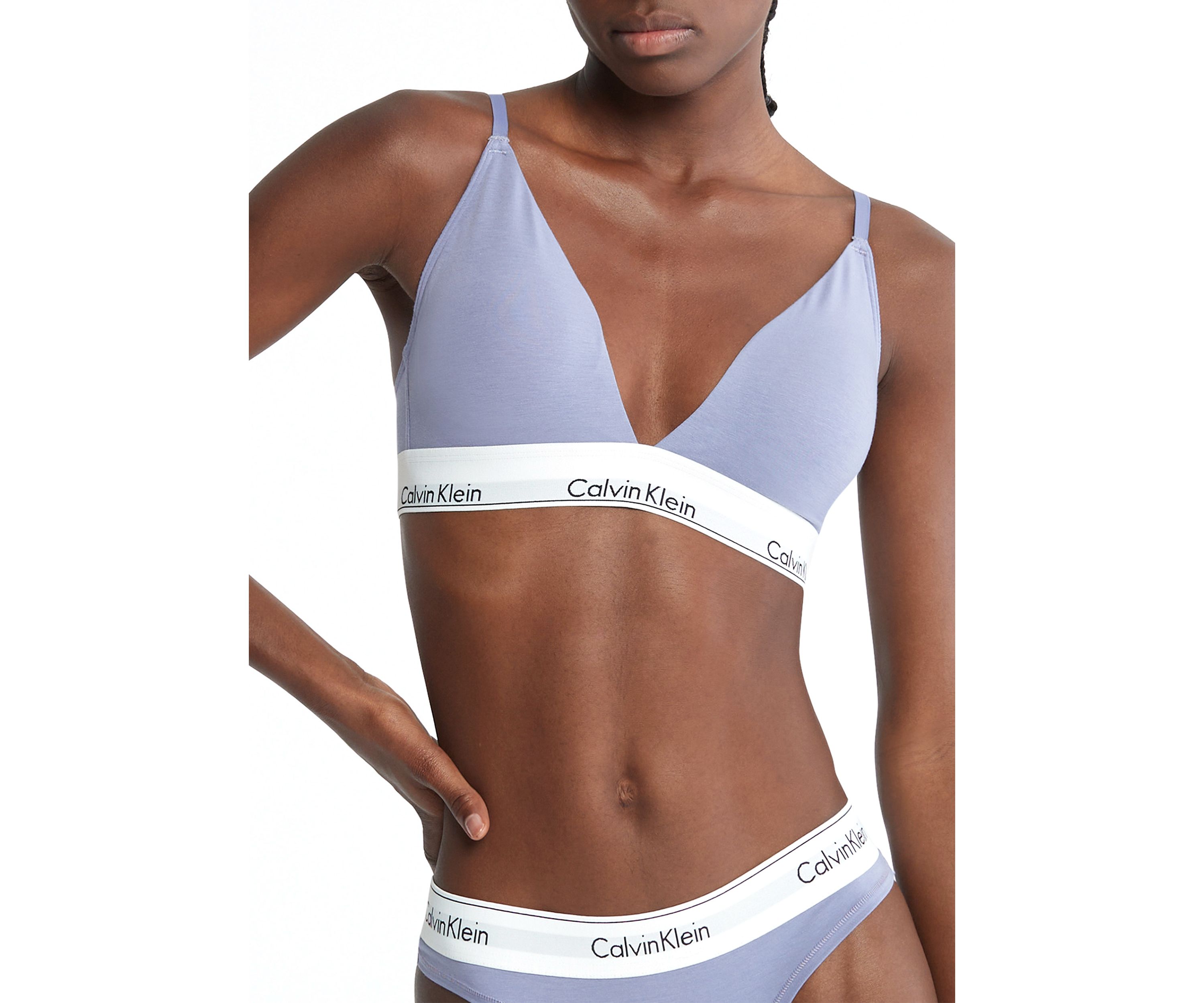 Modern Lightly Lined Triangle Bralette 