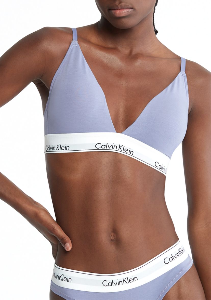 Modern Lightly Lined Triangle Bralette 