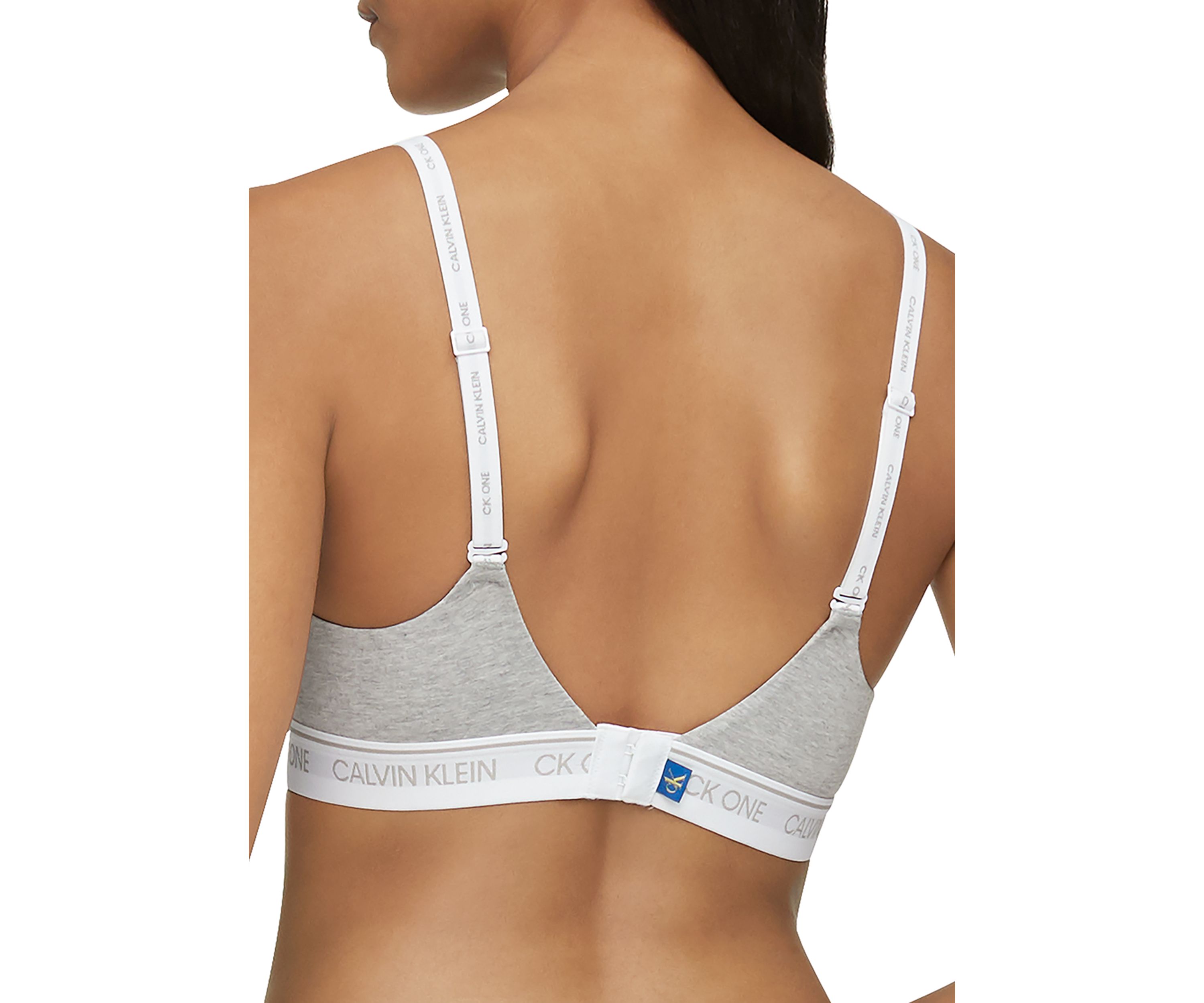 CK One Cotton Lightly Lined Bralette