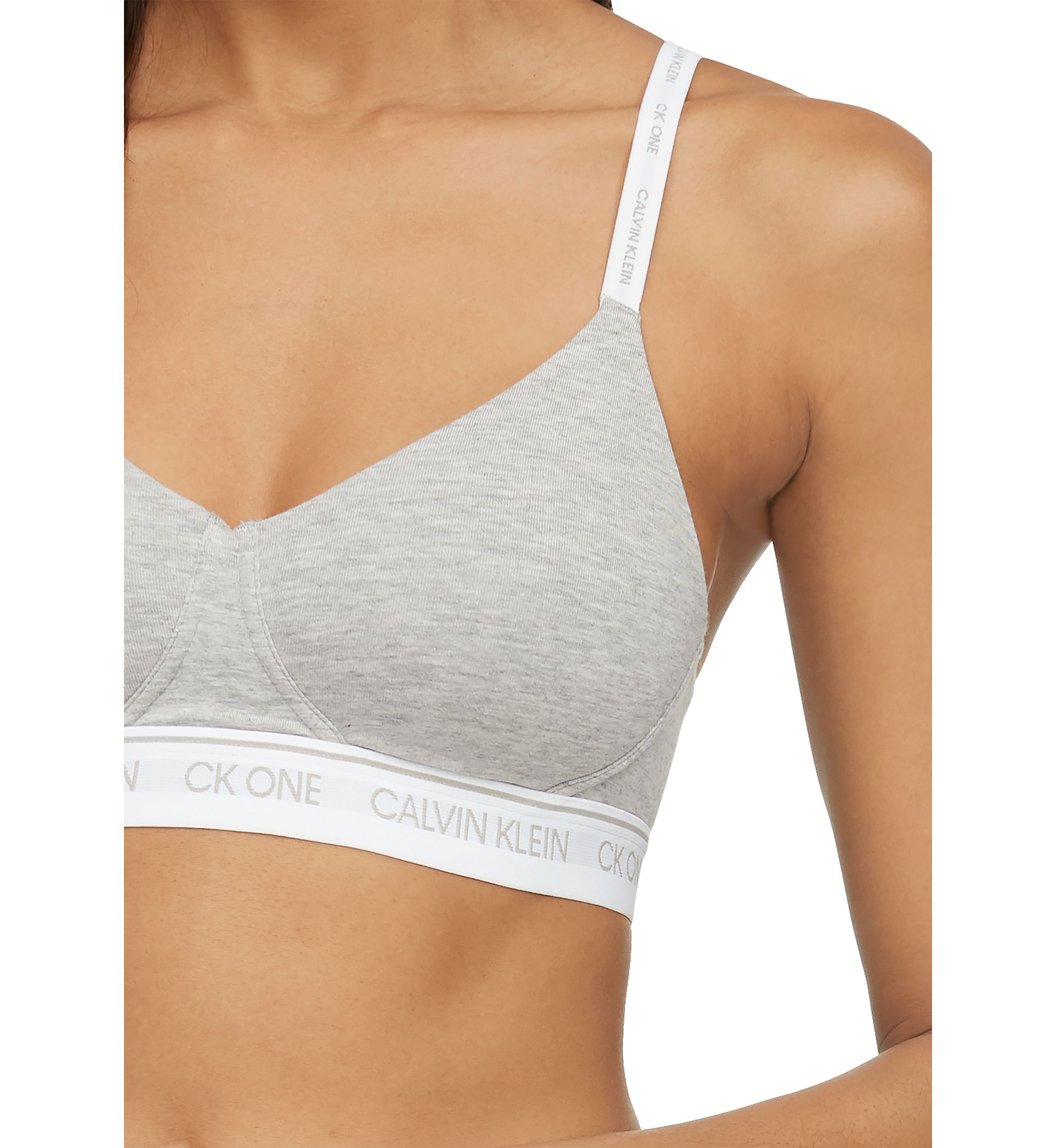 CK One Cotton Lightly Lined Bralette