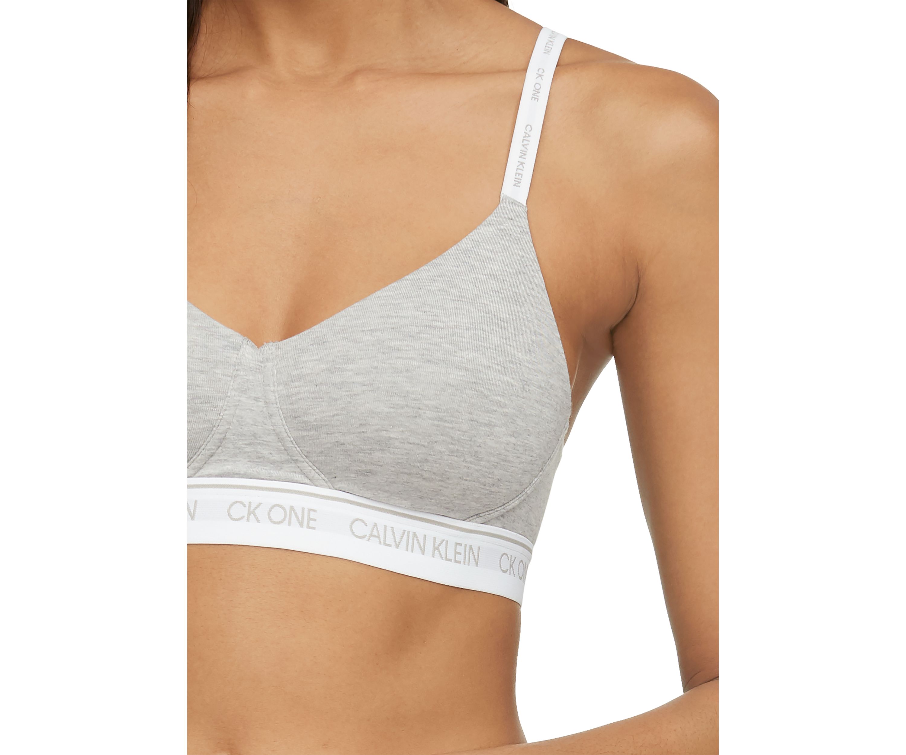 CK One Cotton Lightly Lined Bralette