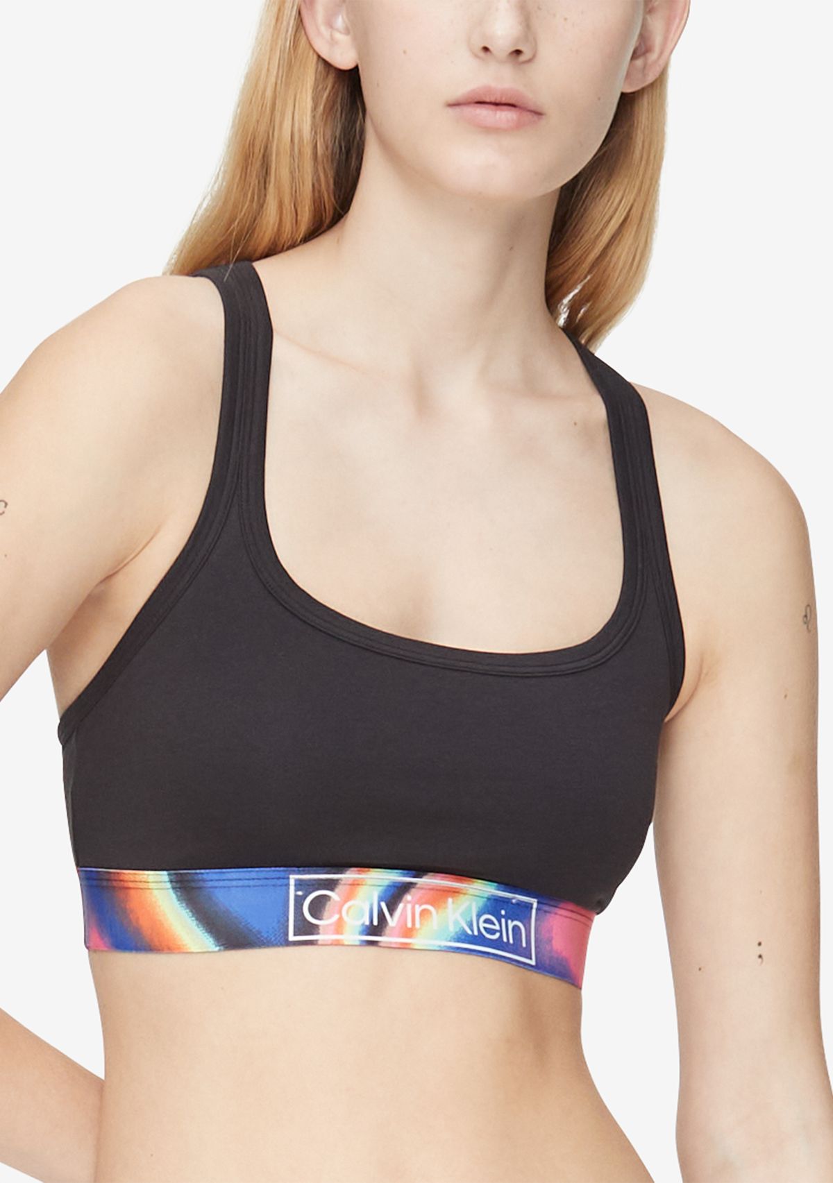 Reimagined Heritage Pride Cotton Unlined Bralette