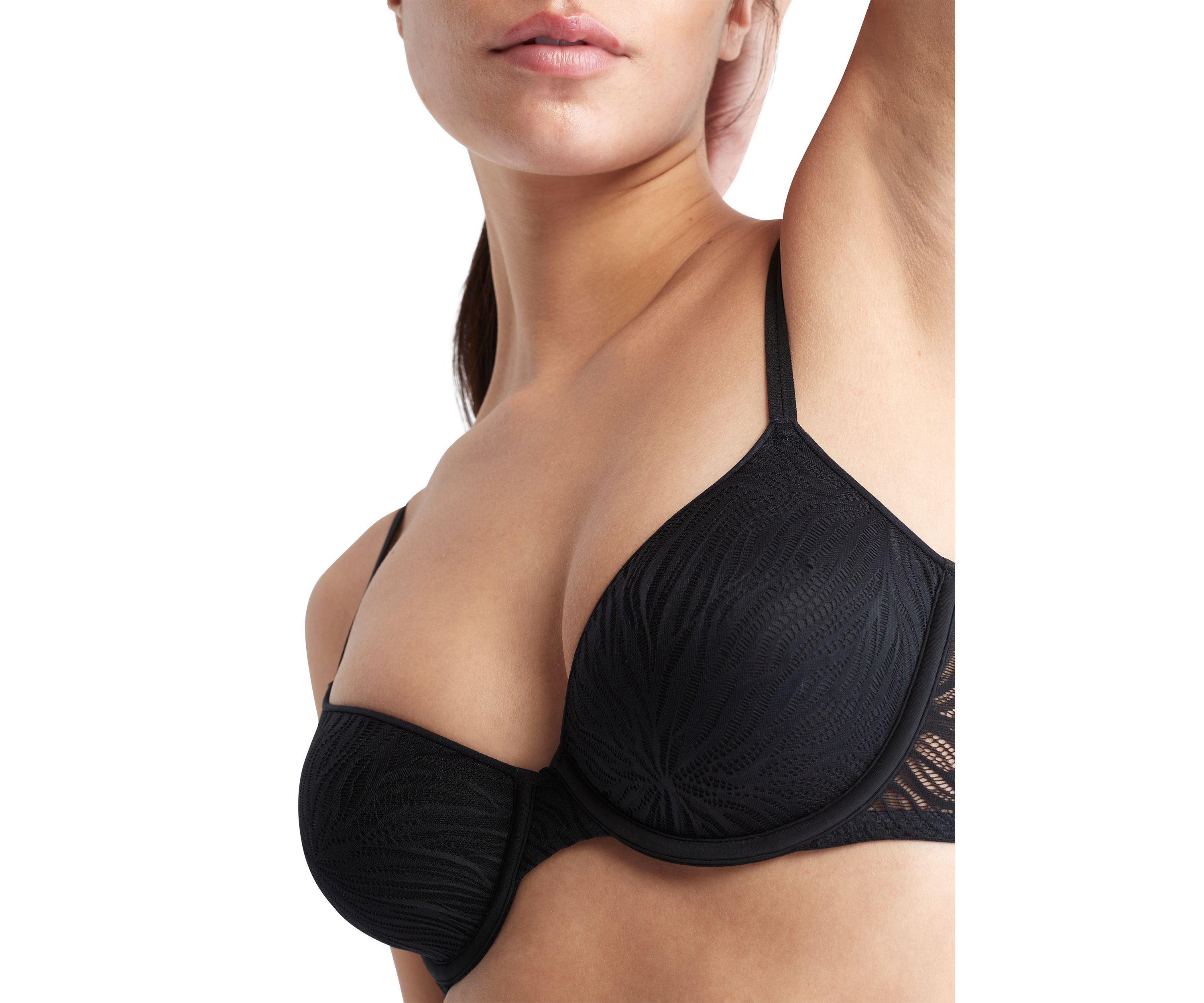 Sheer Marquisette Lace Lightly Lined Demi Bra