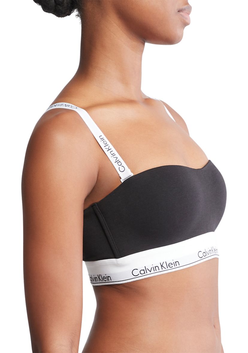 Modern Cotton Lightly Lined Bandeau Bra