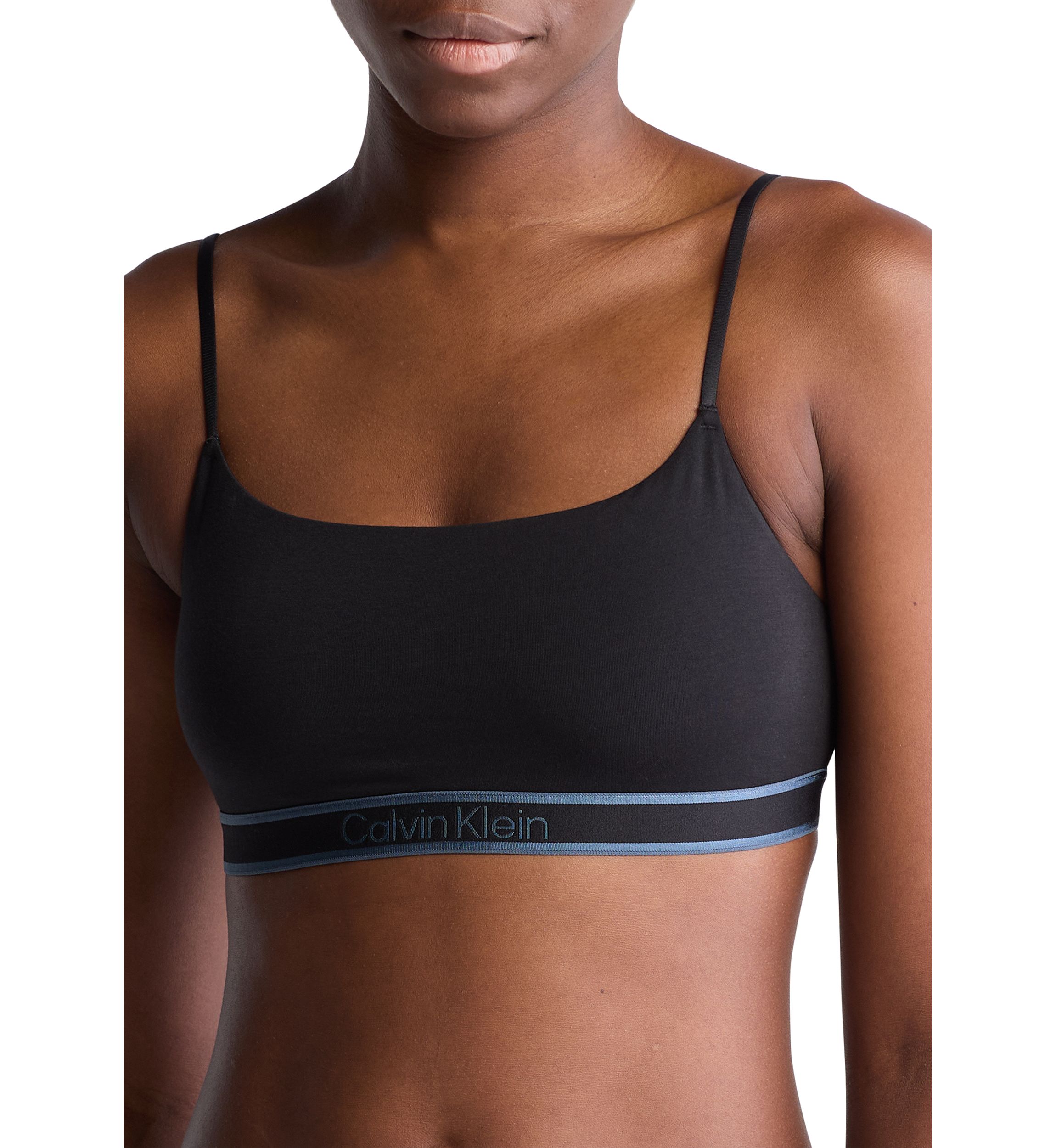 Tonal Cotton Lightly Lined Bralette