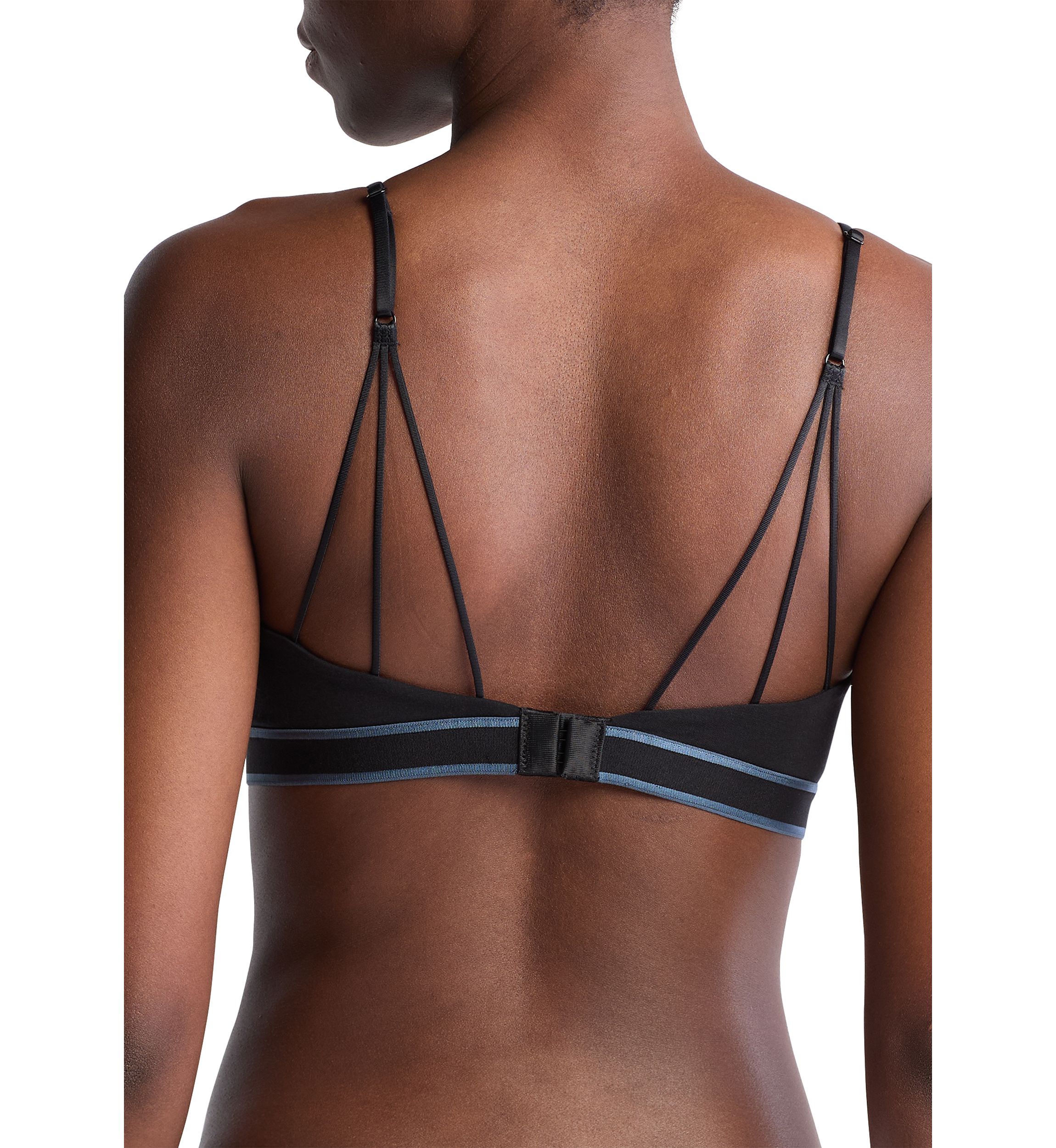 Tonal Cotton Lightly Lined Bralette