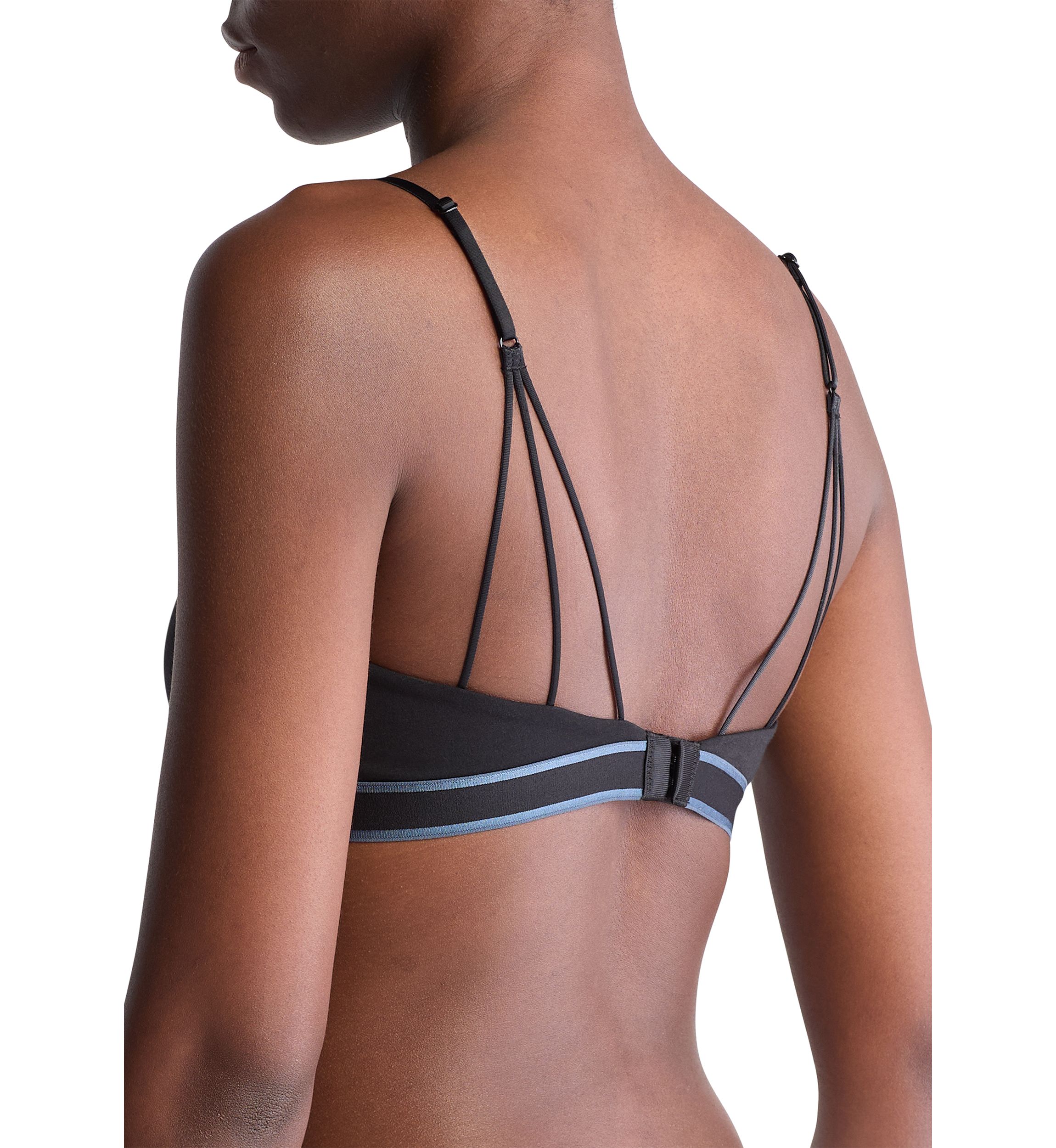Tonal Cotton Lightly Lined Bralette