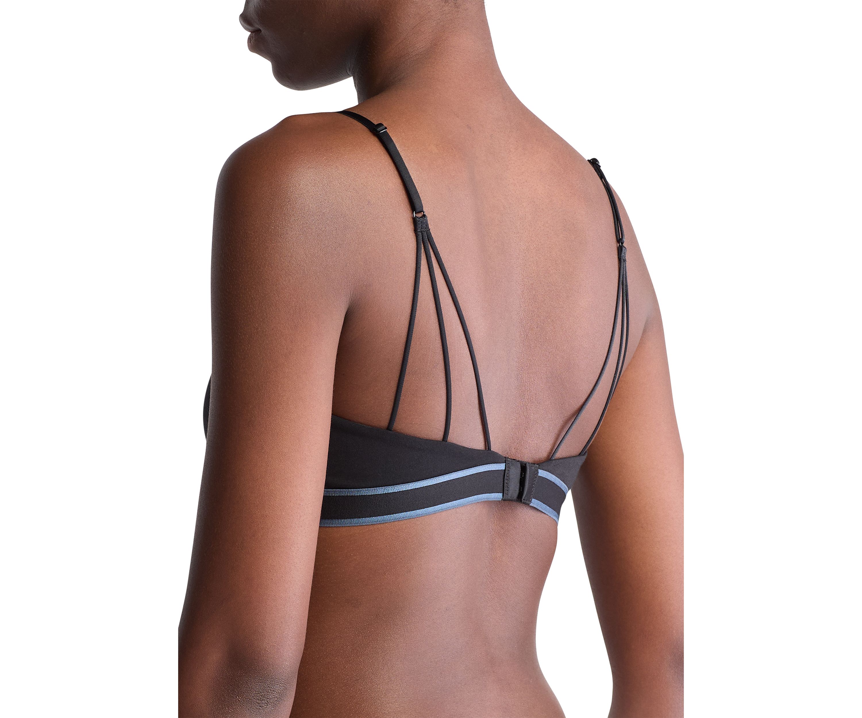 Tonal Cotton Lightly Lined Bralette