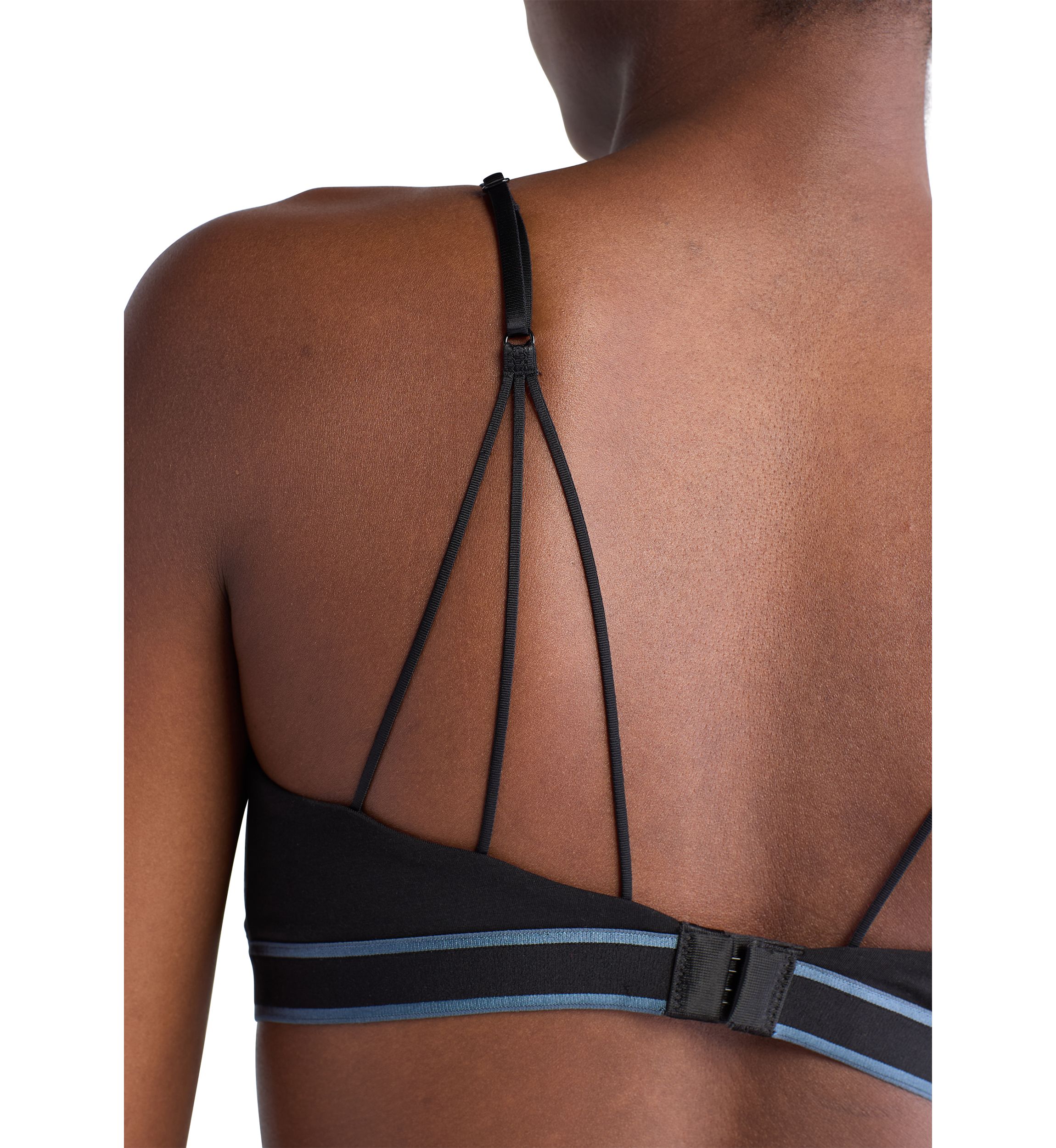 Tonal Cotton Lightly Lined Bralette