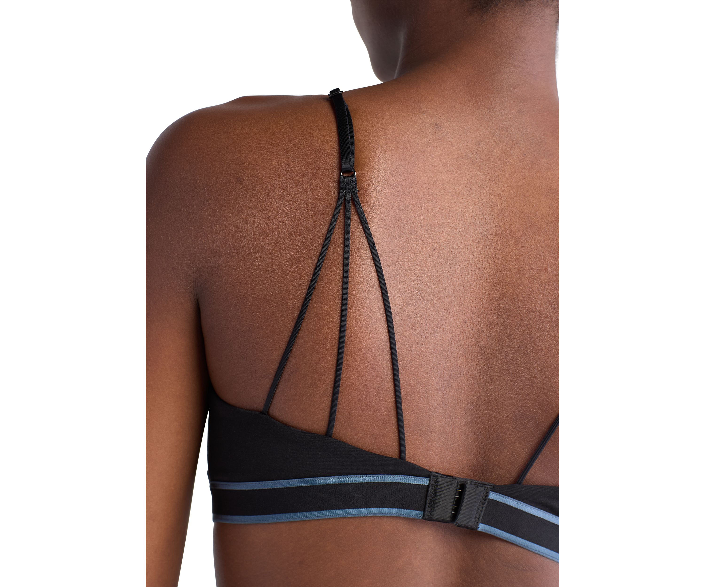 Tonal Cotton Lightly Lined Bralette