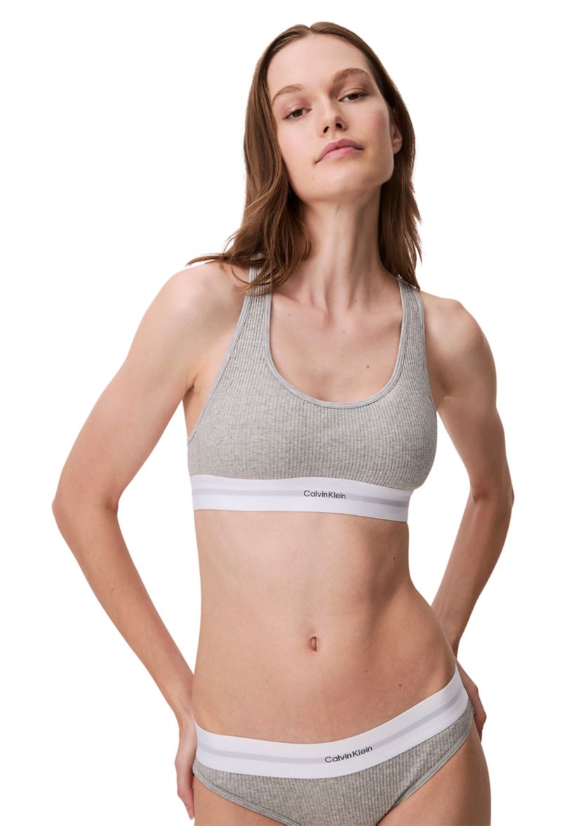Modern Rib Lined Racerback Bralette 