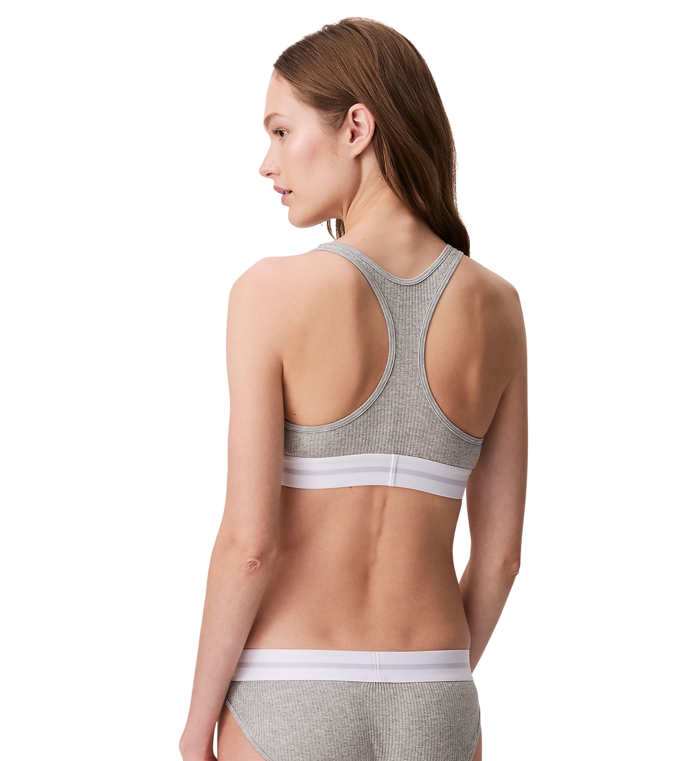 Modern Rib Lined Racerback Bralette 