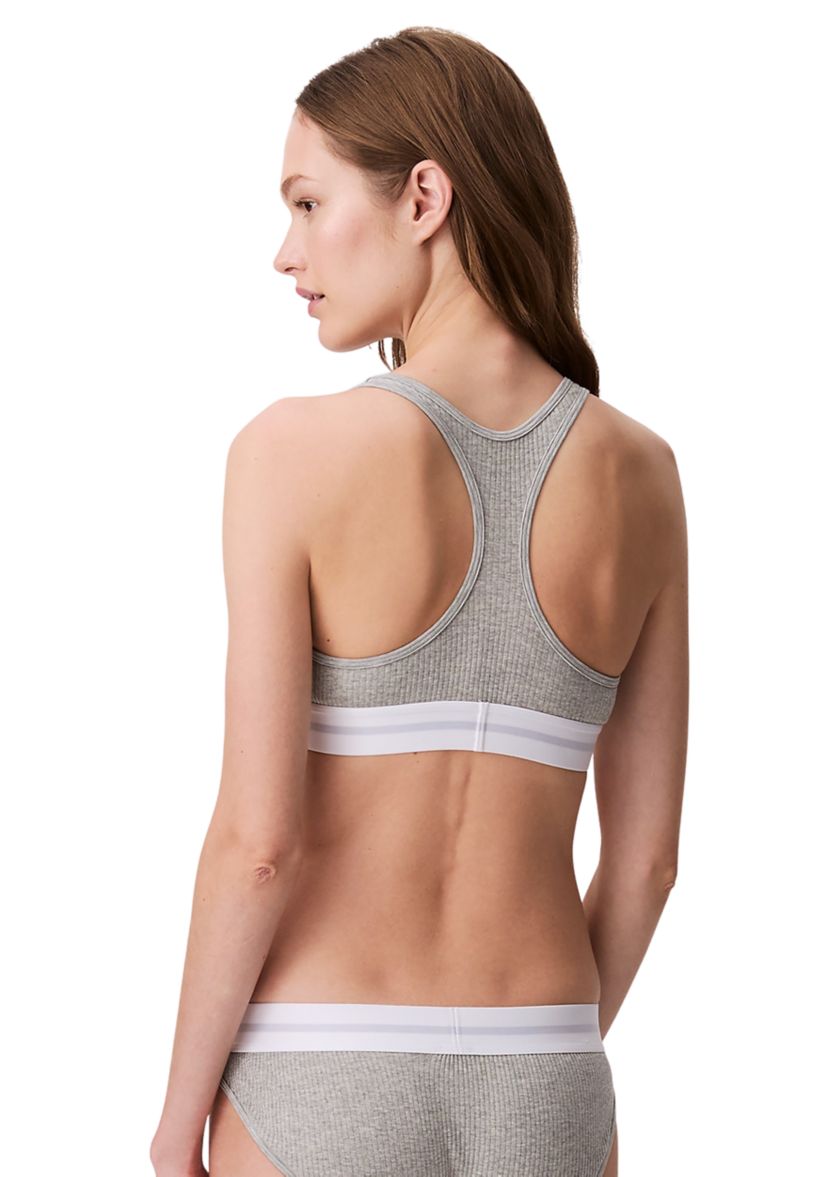 Modern Rib Lined Racerback Bralette 