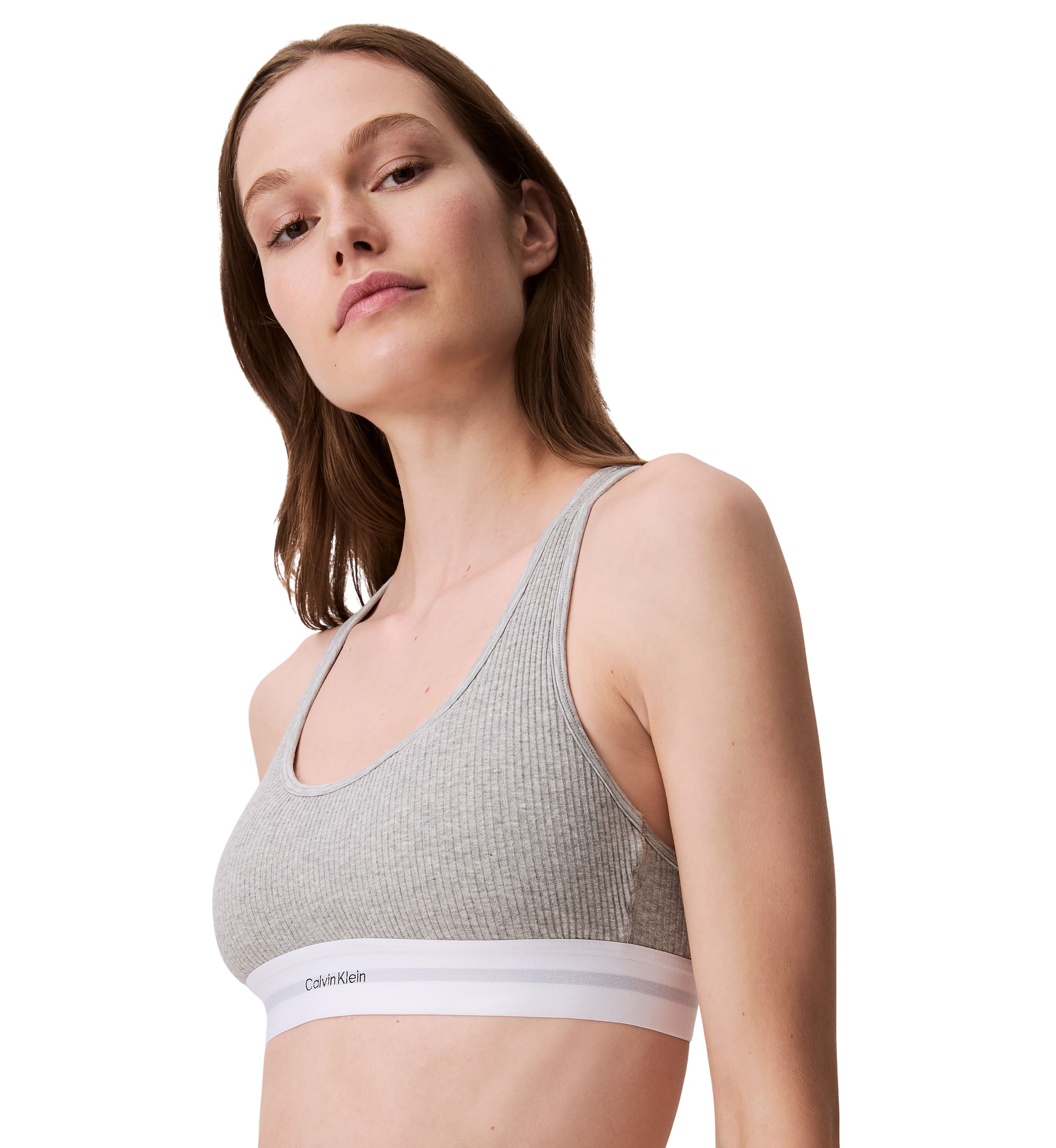 Modern Rib Lined Racerback Bralette 