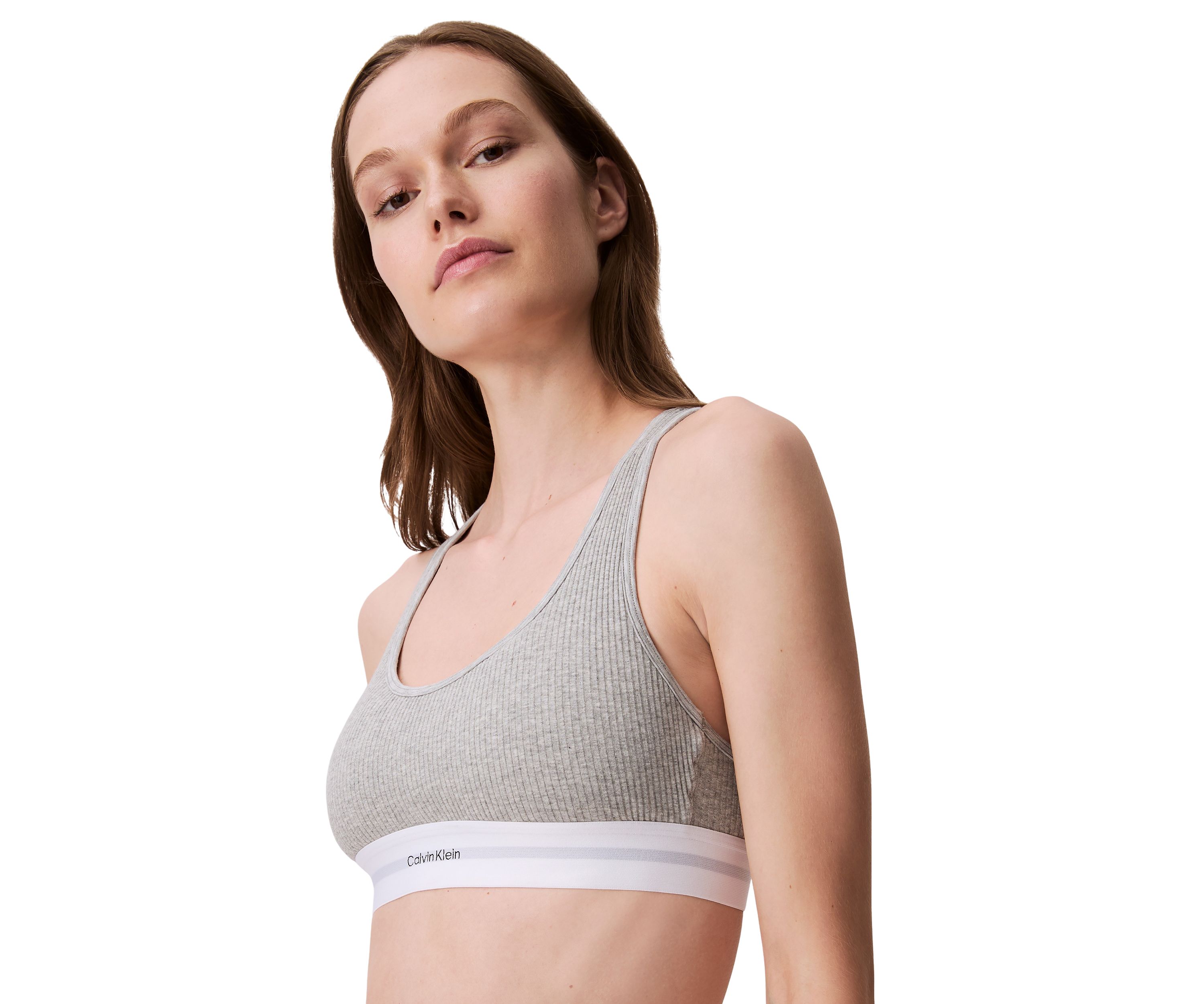 Modern Rib Lined Racerback Bralette 